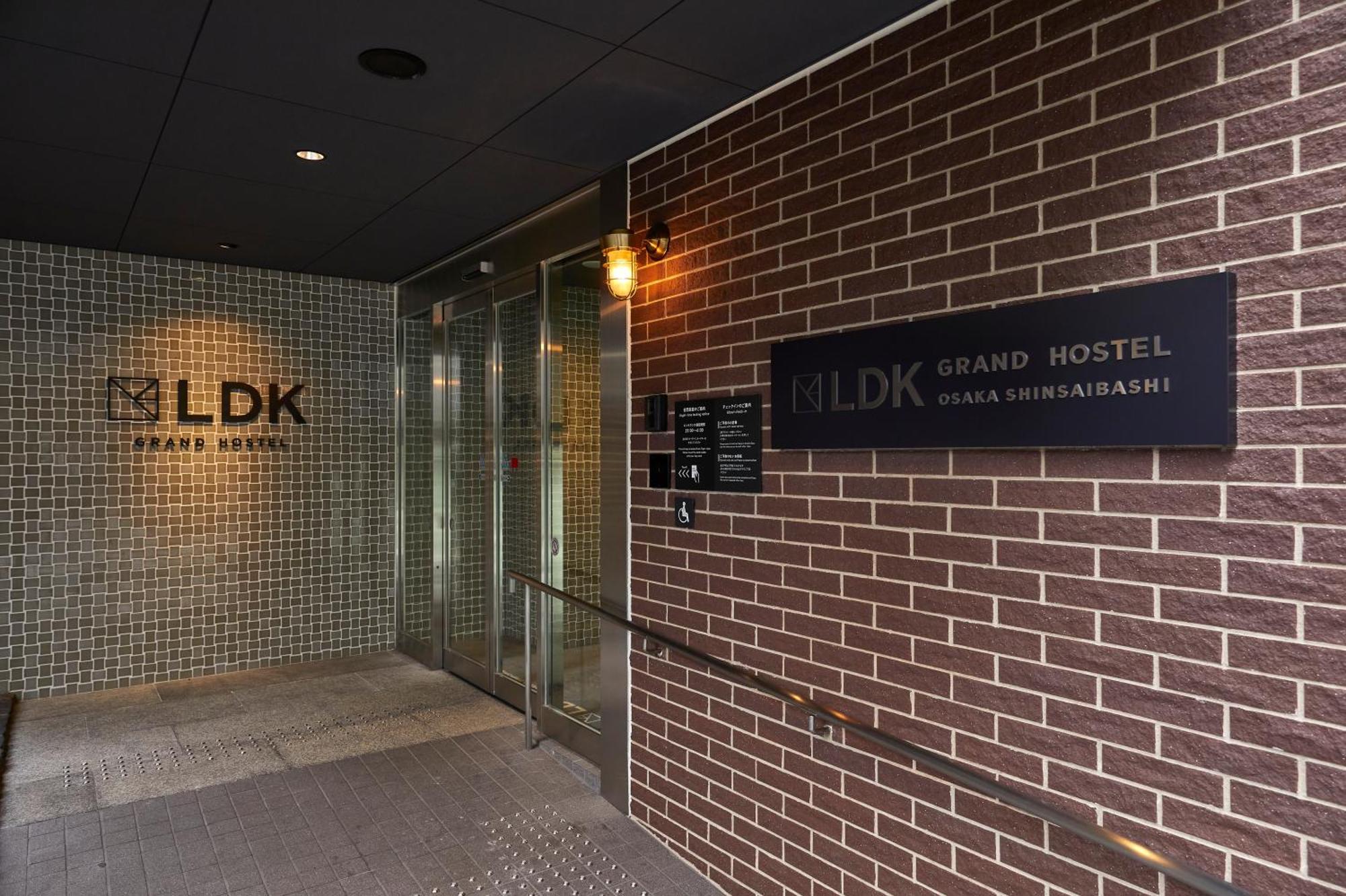 Grand Hostel Ldk Osaka Shinsaibashi - Former The Stay Osaka Shinsaibashi Buitenkant foto
